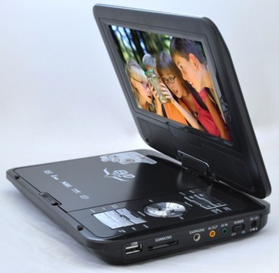 7.5 Inches 3D Portable DVD Player with SD card USB slot \u0026 Copy function, bollywooddealz