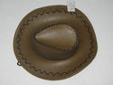 Cowboy Fancy Dress Leather Look Deluxe Hat