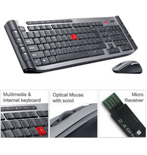 iball cordless couple keyboard