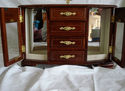 BEAUTIFUL LARGE WOOD RELIQUARY DISPLAY AND STORAGE