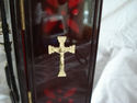 BEAUTIFUL LARGE PLASTIC RELIQUARY DISPLAY AND STOR