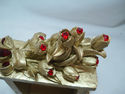 BEAUTIFUL 18 KT GOLD PAINTED RESIN RELIQUARY DISPL