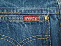 VINTAGE MEN"S SASSON JEANS DARK BLUE BOOT CUT 36 M