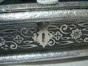 SILVER COLORED RELIQUARY DISPLAY BOX