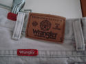 VINTAGE MEN"S WRANGLER ACID WASHED BLUE JEANS BOOT