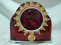 STUNNING DOUBLE SIDED BURGUNDY RELIQUARY BOX