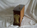 BEAUTIFUL LARGE WOOD RELIQUARY DISPLAY AND STORAGE