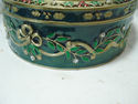 BEAUTIFUL METAL AND ENAMEL CHRISTMAS TRINKET BOX