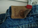 VINTAGE LEE RIDER JEANS 36 X 32 BLUE DENIM