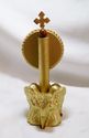 18 KT GOLD PAINTED CHERUB RELIQUARY DISPLAY RED VE