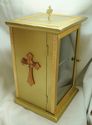 BEAUTIFUL LARGE 18 KT GOLD PAINTED WOOD TABERNACLE