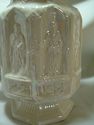 VINTAGE WHITE IRIDESCENT CERAMIC CATHOLIC SAINTS P