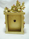 BEAUTIFUL 18 KT GOLD PAINTED RESIN RELIQUARY DISPL