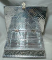 SILVER COLORED RELIQUARY DISPLAY BOX