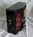 BEAUTIFUL LARGE PLASTIC RELIQUARY DISPLAY AND STOR