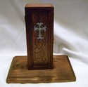 BEAUTIFUL HAND CRAFTED ROSARY DISPLAY BOX