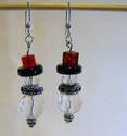 ADORABLE HANDCRAFTED CRYSTAL SNOWMAN EARRINGS