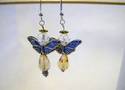 BEAUTIFUL HANDCRAFTED CRYSTAL ANGEL EARRINGS