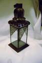 12" COPPER COLORED METAL LANTERN/RELIQUARY DISPLAY