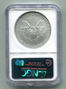 2007-W AMERICAN SILVER EAGLE BURNISHED UNC NGC MS6