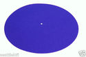 New LP-12F Blue Audiophile Felt Turntable Mat+Bett