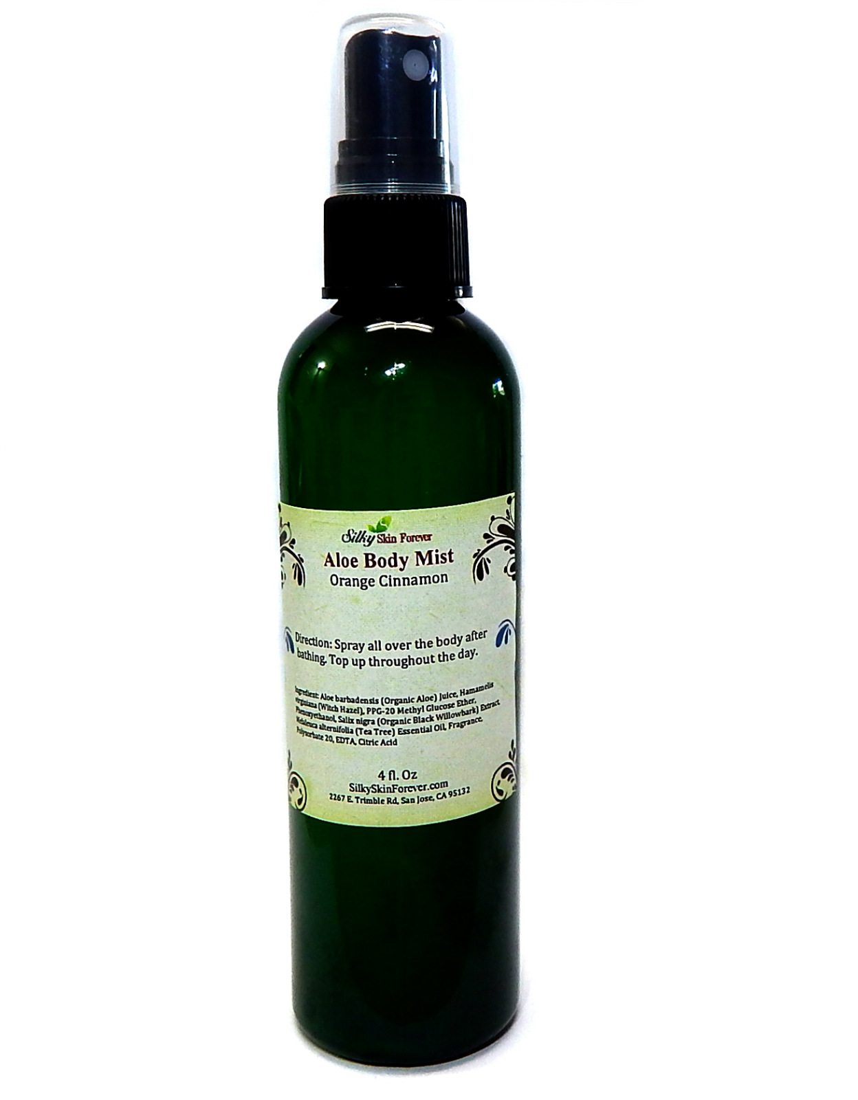 Aloe Vera Body Mist Spray Spritz Splash Fragrance Fruity Berry Citrus