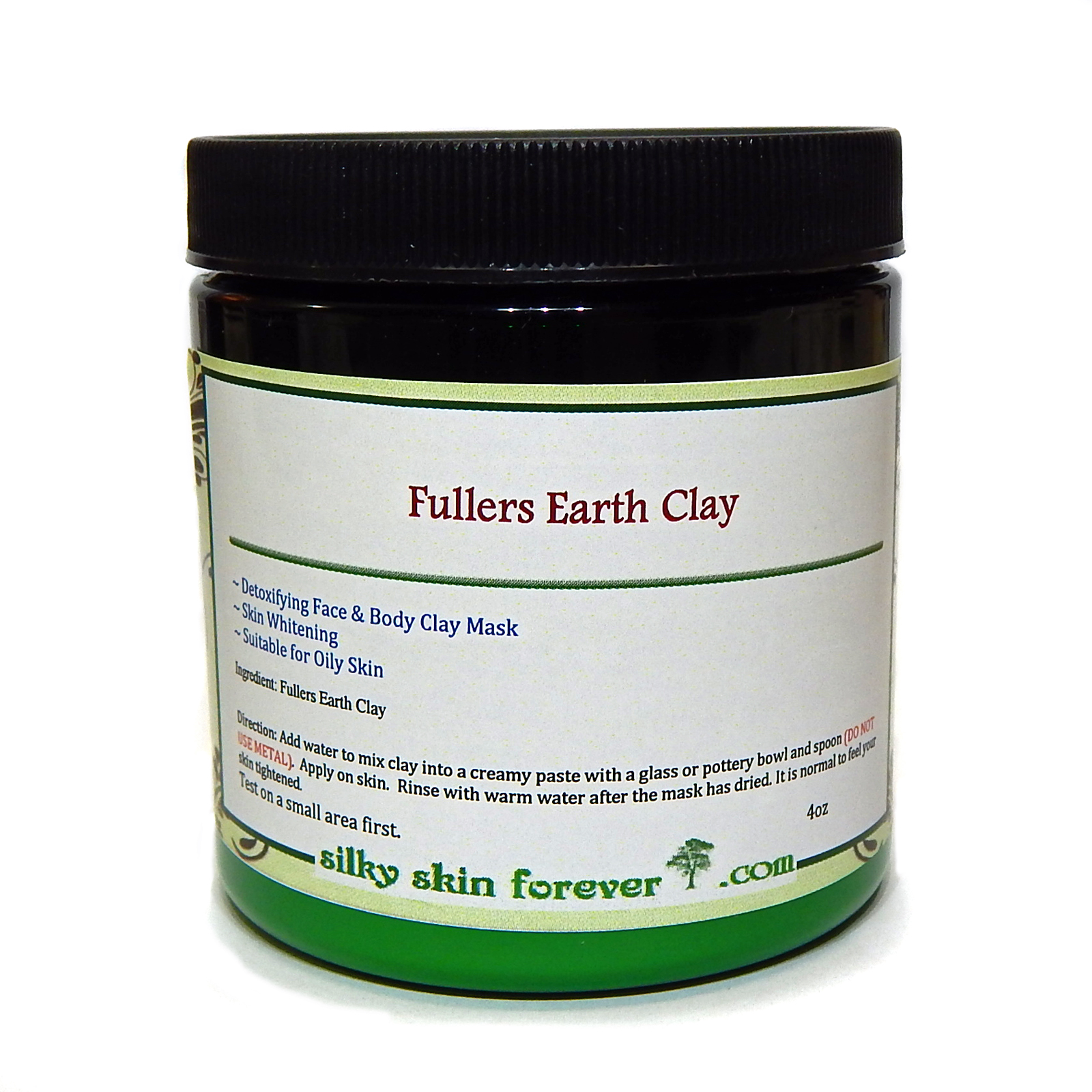 FULLERS EARTH CLAY WHITENING PORE CLEANSING FACIAL BODY MASK ACNE