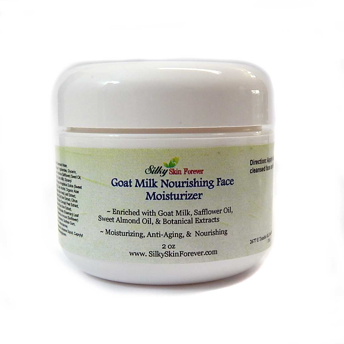 Goat Milk Nourishing Face Cream Moisturizer Botanical Extracts Normal