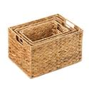 *15228V - Straw Rectangular Nesting Baskets Set of
