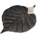 *15384V - Avery Leaf Metal Black & Brown Decorativ
