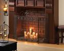 *15400V - Fleur De Lis French Revival Black Wrough