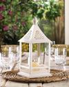 *15409V - Belfort White Open Frame Candle Lantern 