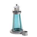 *15433V - Blue Glass Lighthouse Watch Tower Candle