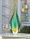 *15486V - Cool Twisted Flame Teardrop Glass Art De