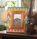 *15676V - Ikat Chevron Pattern Wooden 4 X 6 Photo 