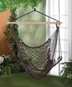 *15979V - Espresso Woven Rope Hammock Chair