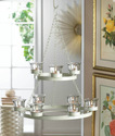 *16075V - Ivory Tree Shaped Metal Framework Star T