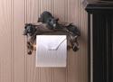 *16202V - Black Bear Toilet Paper Roll Holder Wall