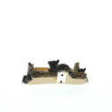 *16202V - Black Bear Toilet Paper Roll Holder Wall