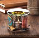 *16204V - Cowboy Boots Hat Tea Light Oil Warmer Gl