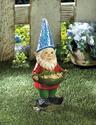 *16218V - Bird Feeder Garden Gnome Solar Light Up 