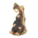 *16220V - Black Bear Light Up Acorn 9.75" Solar Ga