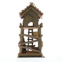 *16369V - Ranger Station Moose Cutout Wood Birdhou