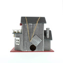 *16849V - Biker Bar Route 66 Wood Birdhouse