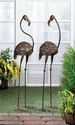 *17004V - Wild Flamingo Brown Black Garden Stake Y