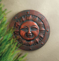 *17193V - Smiling Sun Weathered 10 1/2" Cement Gar