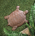 *17200V - Weathered Turtle Cast Iron Garden Steppi