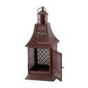 *17368V - Labyrinth Bronze Color Pillar Candle Lan