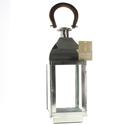 *17402V - Tribeca Silver Steel 14.25" Pillar Candl