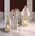 *17451V - Sublime Distressed White Lace 13" Iron C